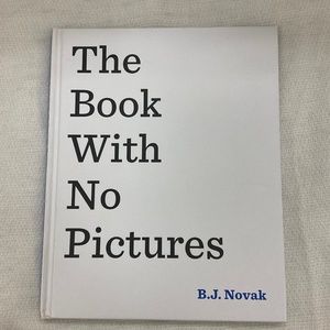 The Book With No Pictures by BJ Novak - Hardcover - See description for details!
